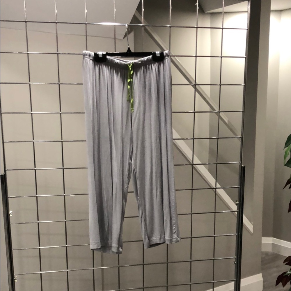 Gray Pajama Capri Pants(only pants )